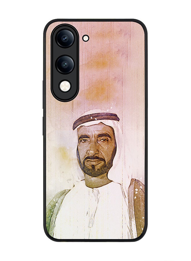 Stylizedd غطاء لجهاز vivo Y04 / Y29t 5G، حماية كاميرا نحيفة، غطاء هاتف مضاد للصدمات - الشيخ زايد الحكيم - Image 1